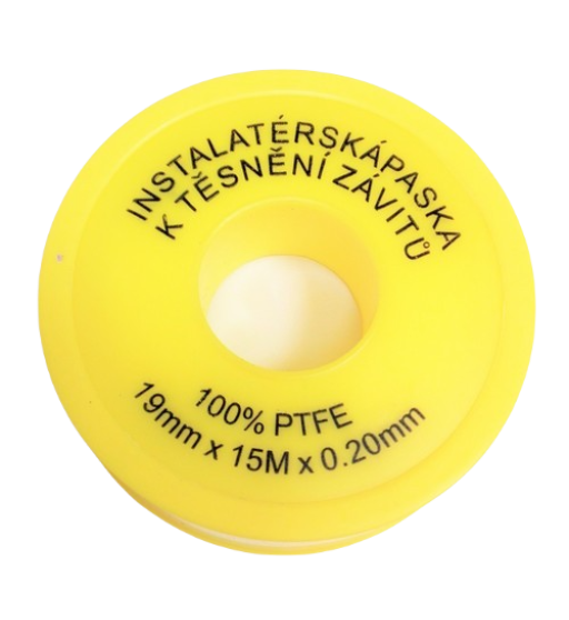 Teflon.páska plyn PROFI 19mmx0,2mmx15m