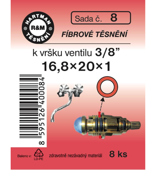 Sada  H 8. 16,8/20x1 fíbr