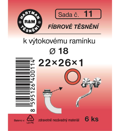 Sada  H 11. 22/26x1 fíbr
