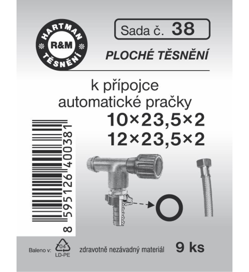 Sada  H 38. 10/23,5x2 ; 12/23,5x2 guma