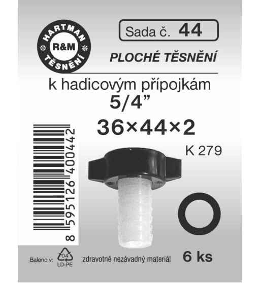 Sada  H 44. 36/44x2 5/4" k příp.hadice