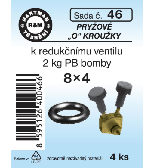 Sada  H 46. "O" kroužek 8x4
