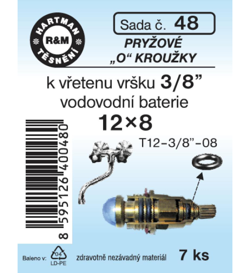 Sada  H 48. "O" kroužek 12x8