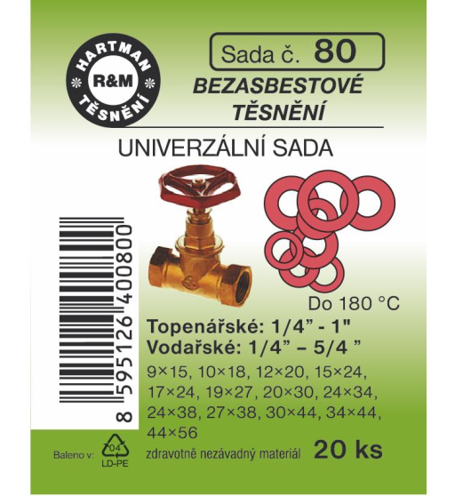 Sada  H 80. klingerit MIX