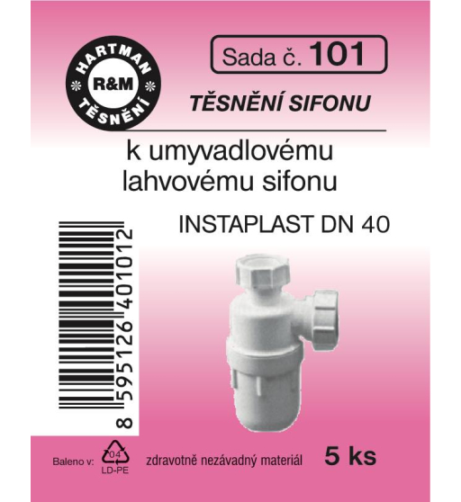 Sada  H 101. umyvadl.sifon DN40