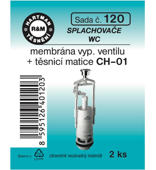 Sada  H 120. vyp.ventil CH-01