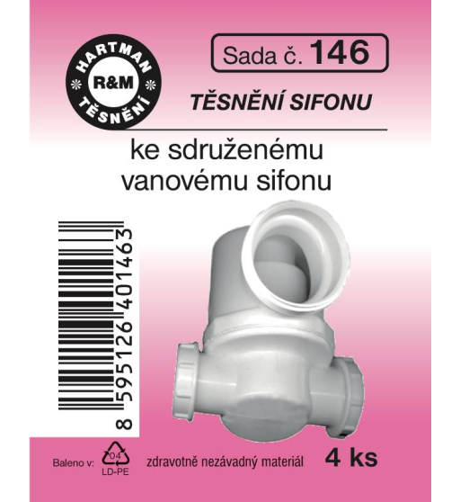 Sada  H 146. sdružený van.sifon
