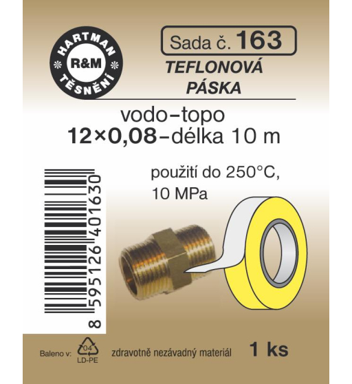 Sada  H 163. teflonka 12x0,08 12M