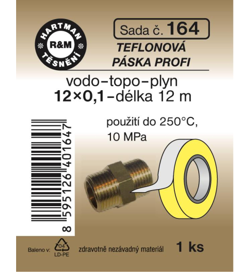 Sada  H 164. teflonka 12x0,1 12M