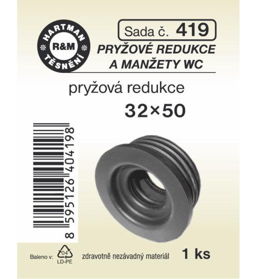 Sada  H 419. redukce guma 32x50
