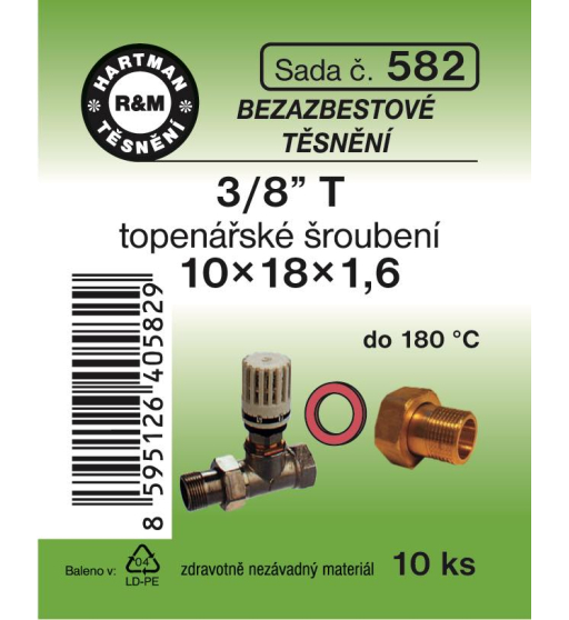 Sada  H 582. 10/18x1,6 3/8" top.šroubení