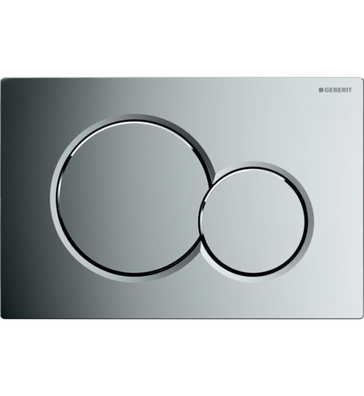GEBERIT SIGMA 01 tlač. splach. chrom/lesk