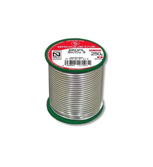 CU pájka měkká Sn97Cu3 250g  2mm