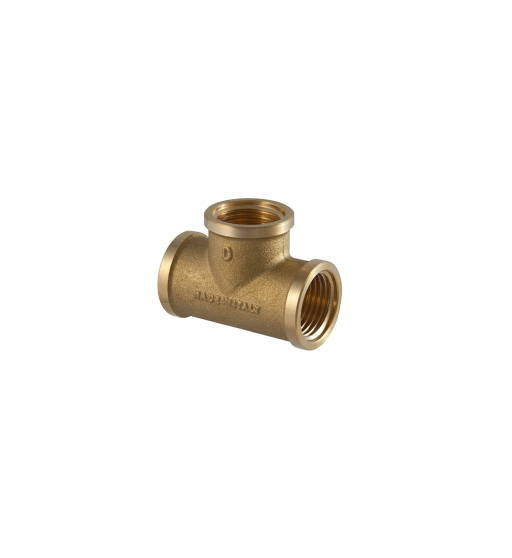 T - kus mosaz  1/4"