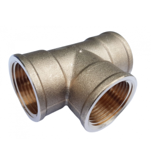 T - kus mosaz  1/2"
