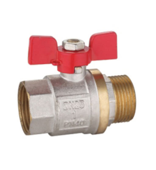 Kulový ventil voda  3/8" MF motýl