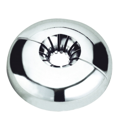 Růžice půlená plast chrom 10-22