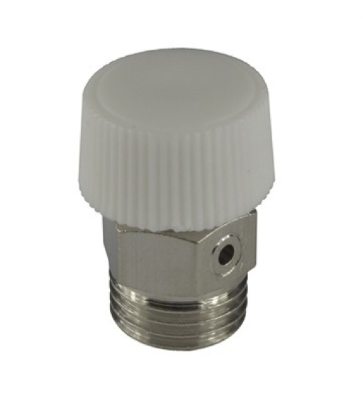 Ruční odvzduš. ventil plast. 1/2"